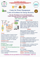 One day Workshop on Gas Chromatography Flame Ionization Detector & Thermal Conductivity Detector (GC- FID/TCD) 2024 Workshop Poster